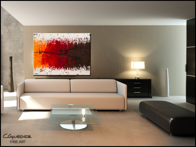 Listen to your Heart-Modern Contemporary Abstract Art Painting Image