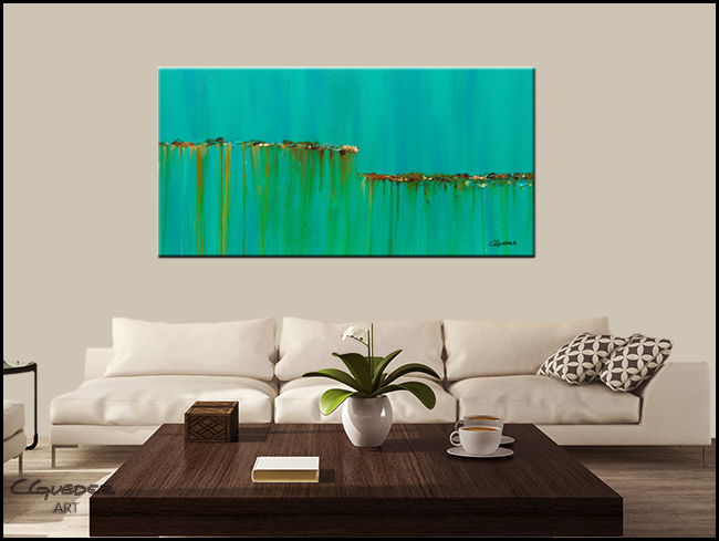 Acqua Di Mare-Modern Contemporary Abstract Art Painting Image