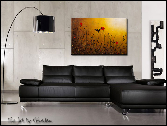 Lake Hope-Modern Contemporary Abstract Art Painting Image