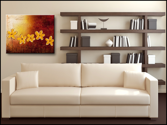 Little Sunshines-Modern Contemporary Abstract Art Painting Image