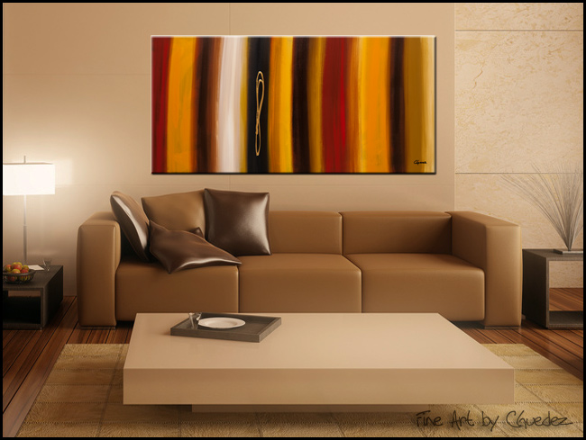 Golden Hour-Modern Contemporary Abstract Art Painting Image