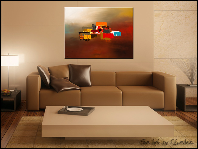 Horizon-Modern Contemporary Abstract Art Painting Image