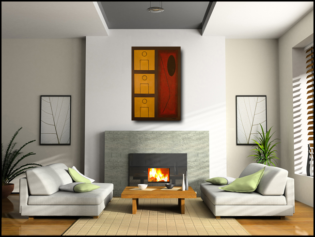 Lineup-Modern Contemporary Abstract Art Painting Image