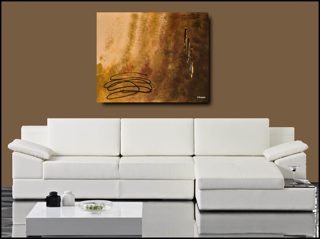 Reflexion-Modern Contemporary Abstract Art Painting Image