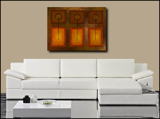 Tres Llaves-Modern Contemporary Abstract Art Painting Image